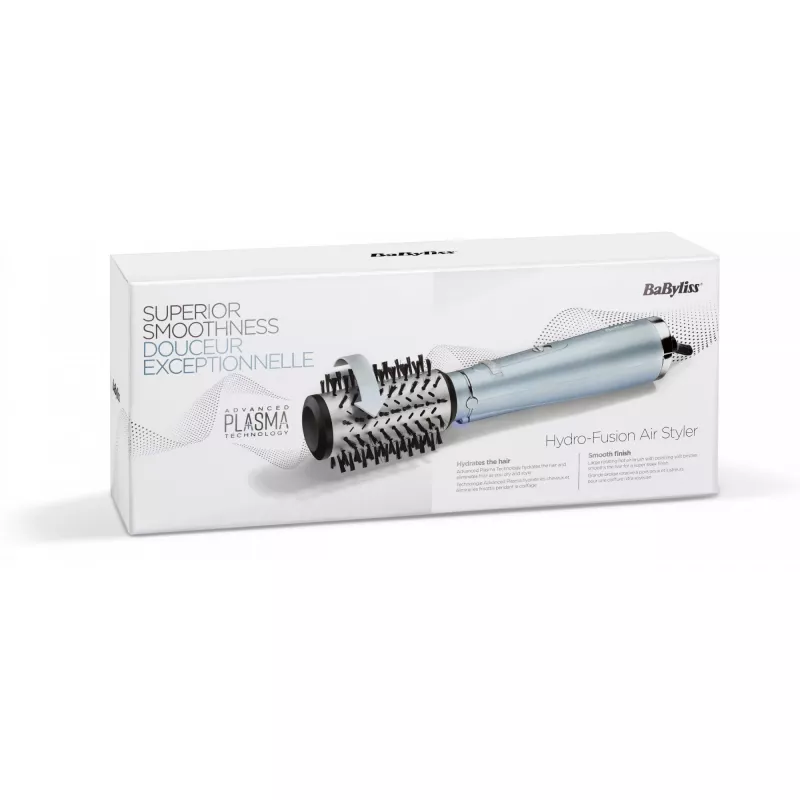 BaByliss AS773E Hydro Fusion Air Styler teplovzdušná kefa, Black, Metallic 700 W 98,4 (2,5 m)