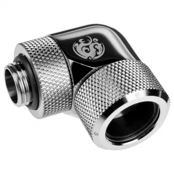 Trubica pre počítačové vodné chladenie BitsPower BP-E90RMLA16, mosadz, 16 mm priemer, strieborná