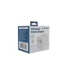 Cestovný napájací zdroj GEMBIRD TPA-1A2C20-01-W — 20 W, USB-A (18 W) + 2× USB-C (20 W), zástrčka typ E, biela