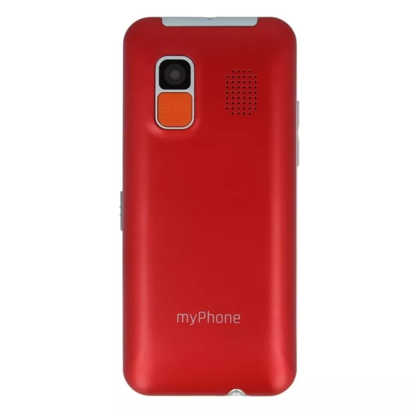 myPhone Halo Easy 4,32 cm (1,7 palca) 70 g sivý, červený telefón pre začiatočníkov