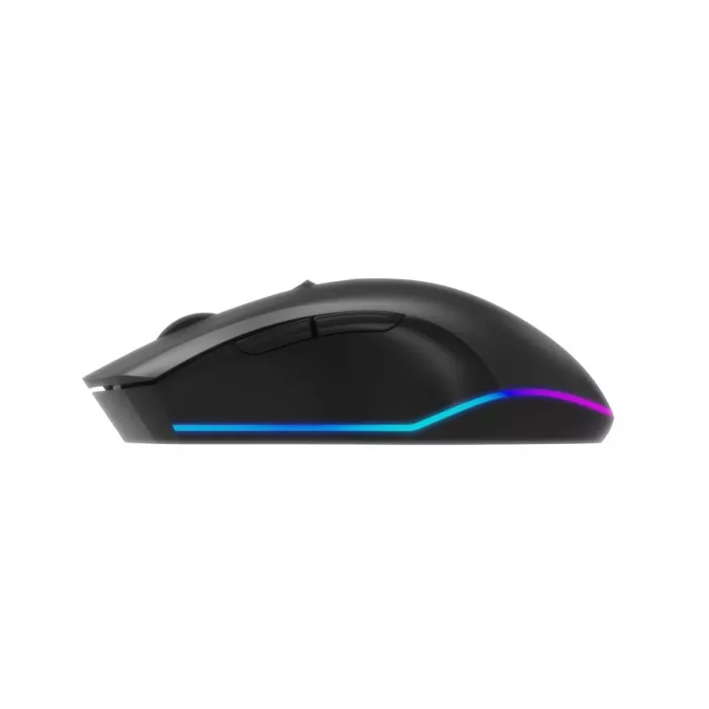 Bezdrôtová optická RF myš Gembird MUSGW-6BL-02 — pre pravákov, 3200 DPI, 6 tlačidiel, čierna, RGB