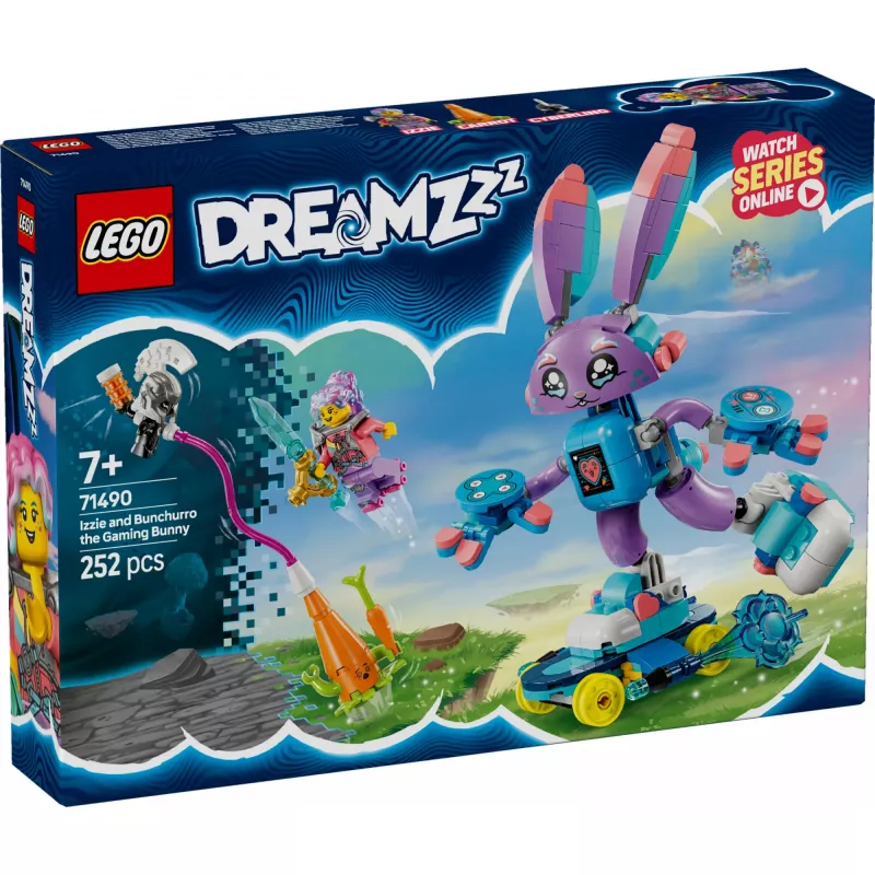 LEGO stavebnica LEGO 71490 Dreamzz Izzie a Bunchurro Gaming Bunny – set postáv