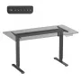 Ergo Office elektricky výškovo nastaviteľný stôl, max. výška 1160 mm, max. - 80 kg, bez dosky stola pre sedenie-stoj, čierny, ER-400 B
