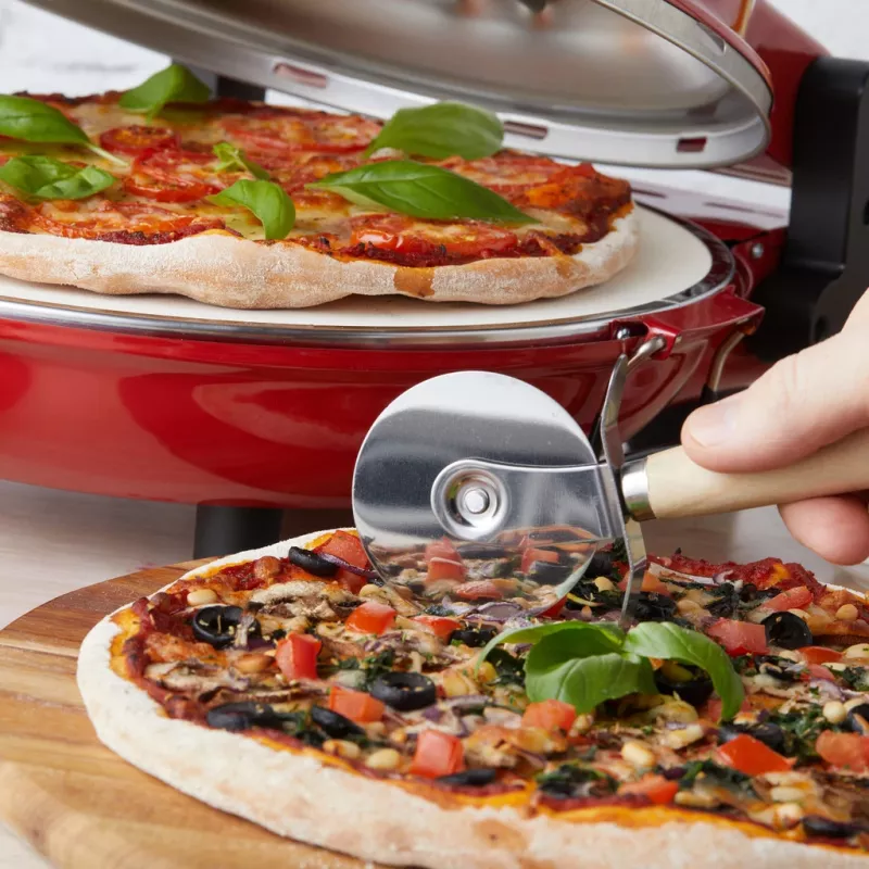 Pizzovač Petra PT5666VDE Bella Pizza 1200 W nepriľnavý povrch, stolná pizza rúra