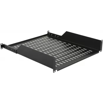 Rack polica LOGON RAS410BL čierna 50 kg nosnosť 19 palcov