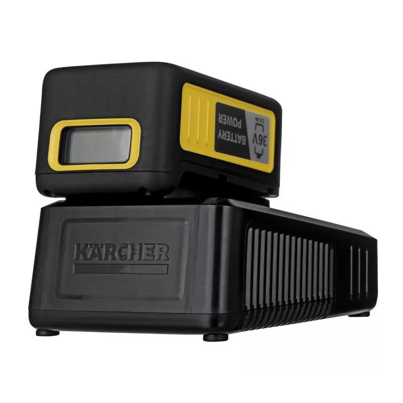 Sada batérie & nabíjačky Kärcher Starter Kit Battery Power 36/25 — 36 V, 2500 mAh, žltá
