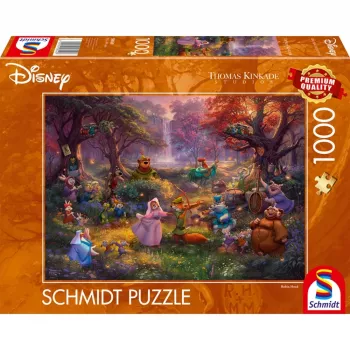 Thomas Kinkade Studios: Disney - Robin Hood, puzzle 1000 dielikov