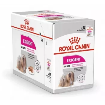 Mokré krmivo pre psy Royal Canin Exigent Meat Universal 12×85 g — hydina, dospelé, pre vyberavých psov
