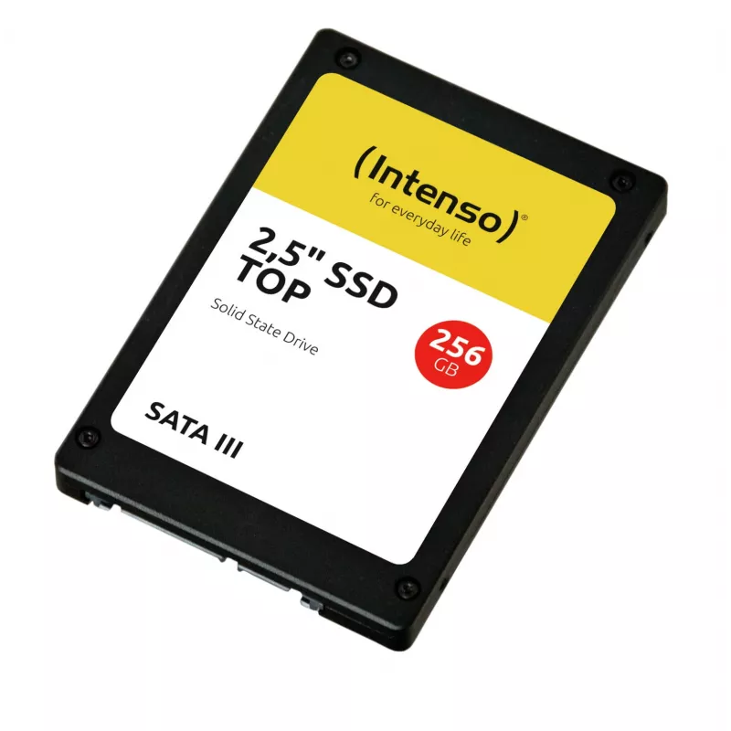Intenso SSD||256GB|SATA 3.0|SLC|rýchlosť zápisu 500 MBytes/sec|rýchlosť čítania 520 MBytes/sec|2,5|3812440