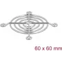 Mriežka ventilátora DeLOCK 67305 kov strieborná 53 mm