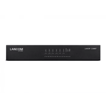 LANCOM 2100EF – SD-WAN brána – s optickým vláknom a Ethernet – 1GbE, 2.5GbE – 1U – cloudovo spravovaná – stolová/racková montáž (61109)