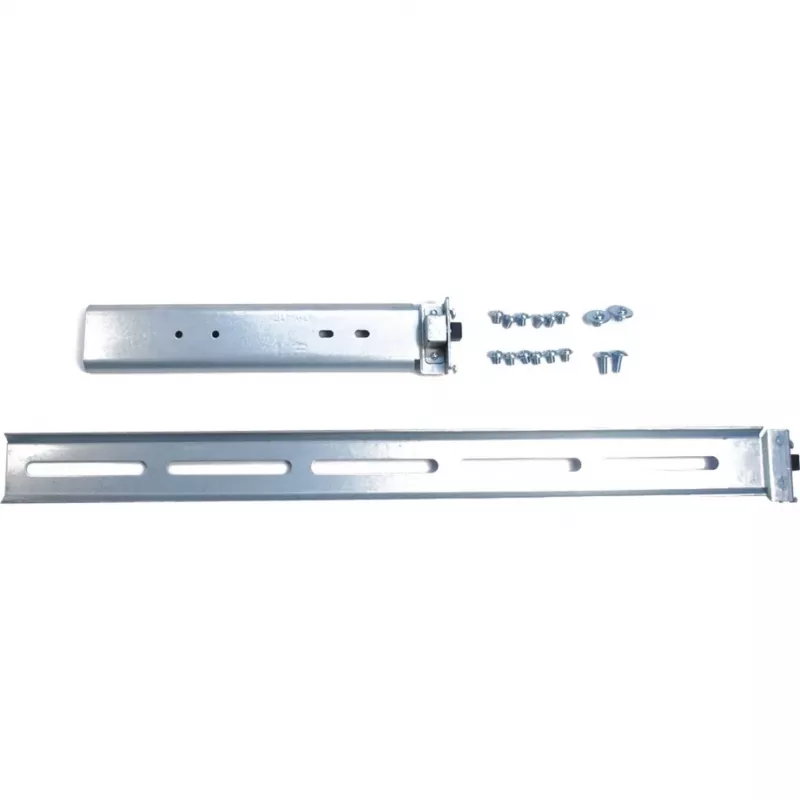 Inter-Tech - Teleskopické lišty pre rack - sivé - 2U - 48,3 cm (19