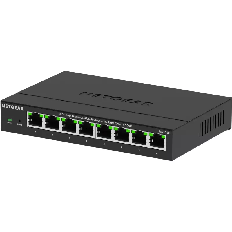 NETGEAR MS308E neřízený 2.5G Ethernet (100/1000/2500) čierna