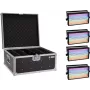 EUROLITE LED Super Strobe sada 20000679 — 4 LED stroboskopické svetlá s transportným kufrom