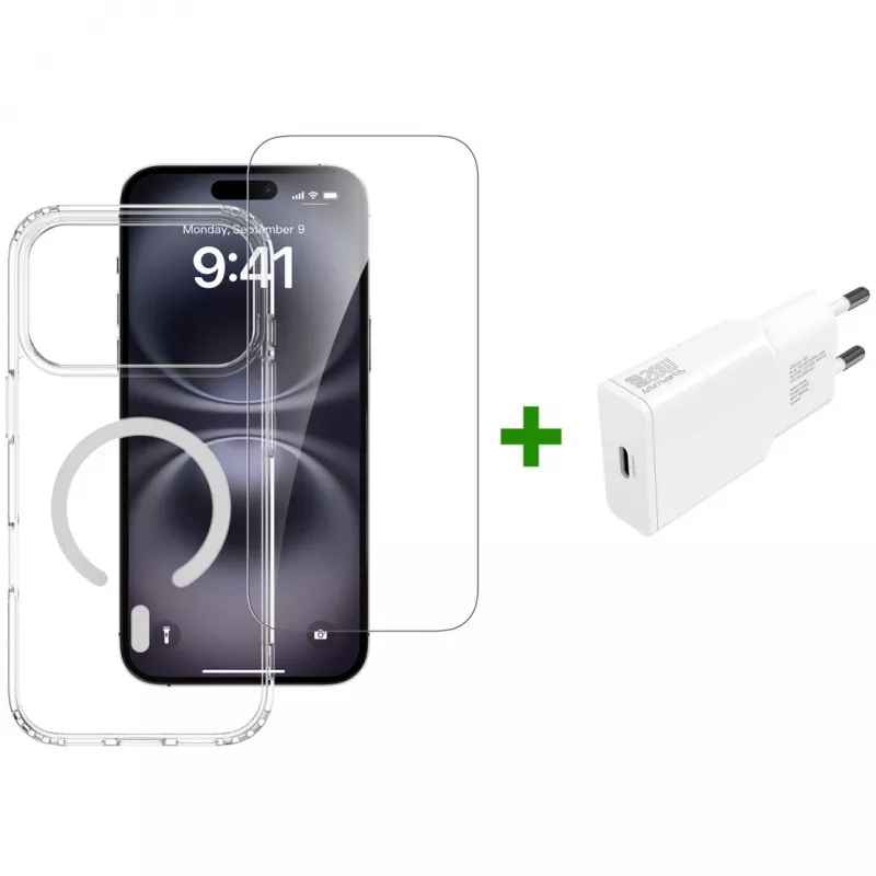 4smarts 3in1 Premium Starter Set pre Apple iPhone 17 Pro Max, kompatibilný s MagSafe