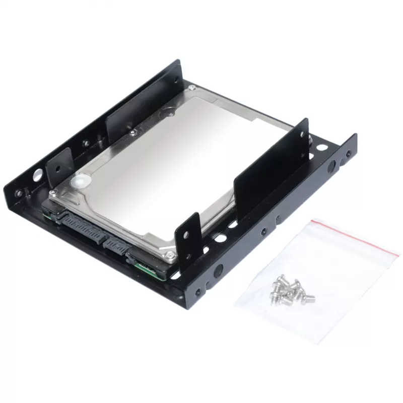 Montážny rám ultron Interný 2x2.5 SSD/HDD kov čierny (377215)