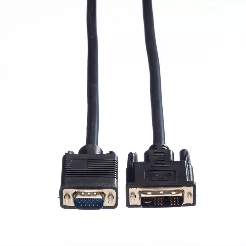 VALUE DVI-VGA kábel, DVI (12+5) samec - VGA samec 2,0m (11.99.5420)