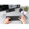 Bezdrôtová klávesnica RF TRACER TRAKLA46367 — plná veľkosť, membránová, touchpad, 2,4 GHz, čierna