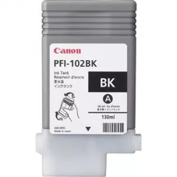 Atramentová kazeta Canon PFI-102BK čierna 130 ml pre tlačiarne imagePROGRAF