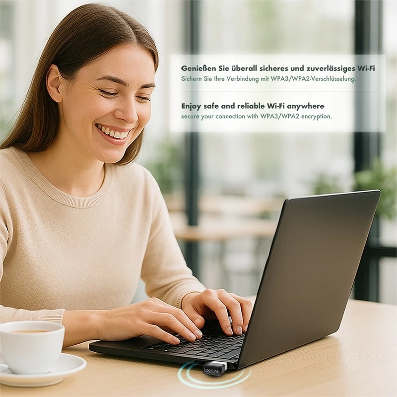 Bezdrôtový USB WLAN adaptér, 11ac, 650 Mbit