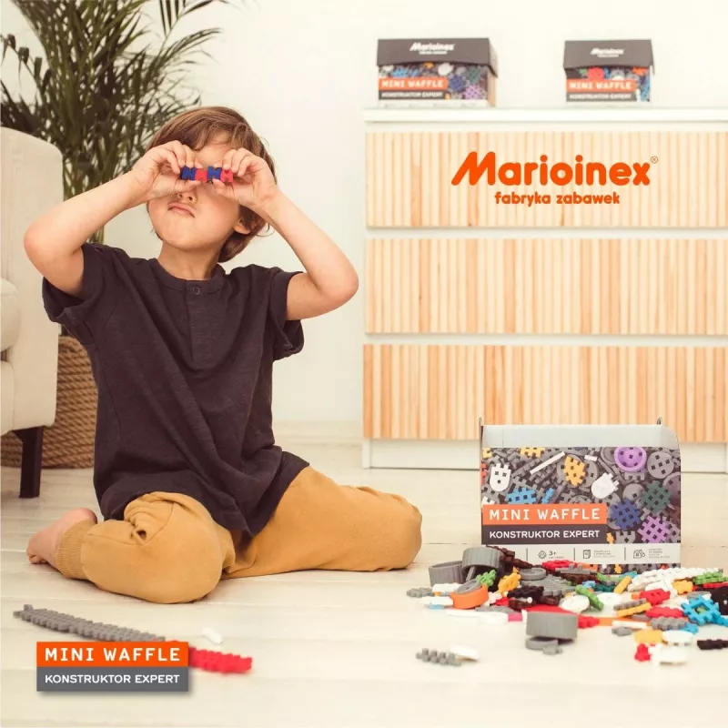 Marioinex Mini Waffle stavebnica Constructor Expert, 501 dielikov
