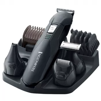Remington PG6030 Edge sada na osobnú starostlivosť, čepele s titánovým povlakom, 7 nastavení dĺžky, batéria, na bradu/hlavu/nos/uši, čierna