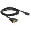 Adaptér video kábla DeLOCK 85583 1,5 m DVI-D HDMI typ A čierny