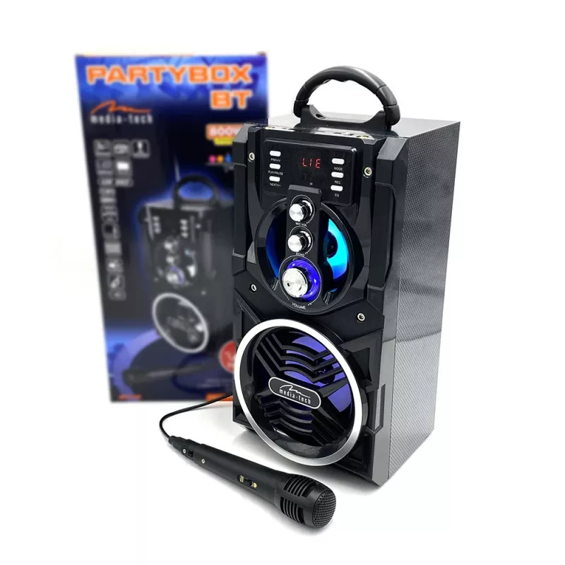 Stereo prenosný reproduktor Media-Tech PARTYBOX BT MT3150 čierny