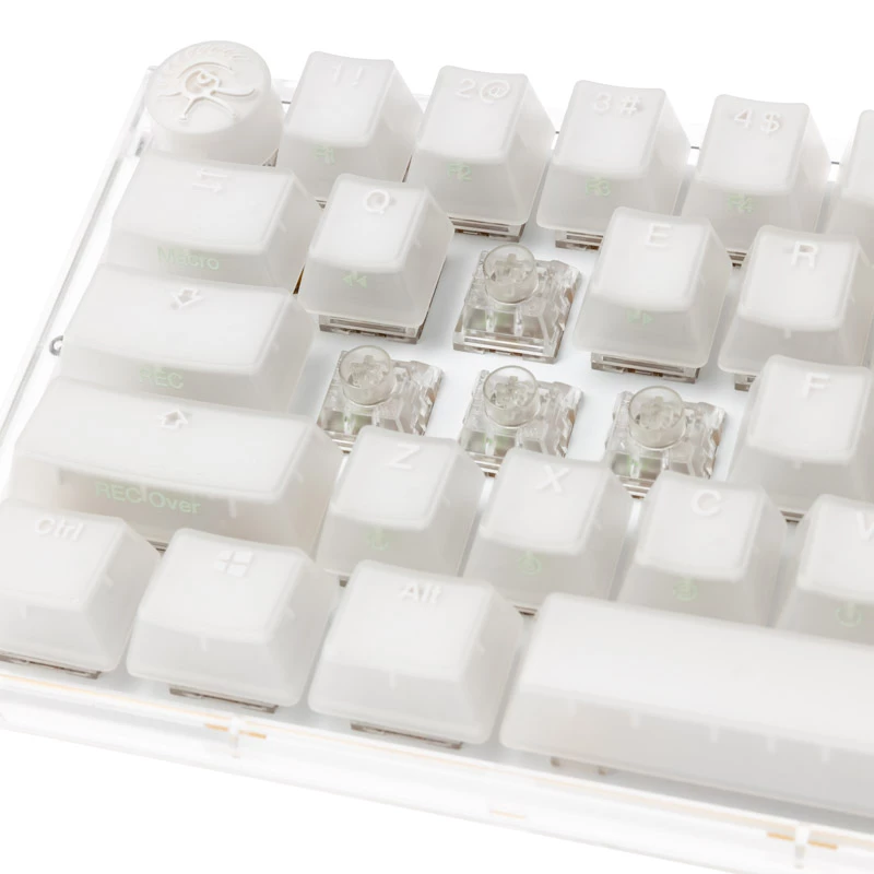 Ducky One 3 Aura White Mini Kailh Jel US klávesnica Gaming USB QWERTY US International