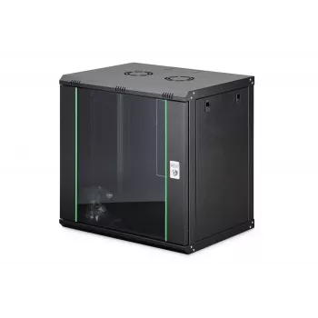 Nástenný rack DIGITUS Dynamic-N 12U, 600x450 mm (ŠxH), IP20, zámok na kľúč, nezmontovaný