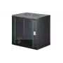 Nástenný rack DIGITUS Dynamic-N 12U, 600x450 mm (ŠxH), IP20, zámok na kľúč, nezmontovaný