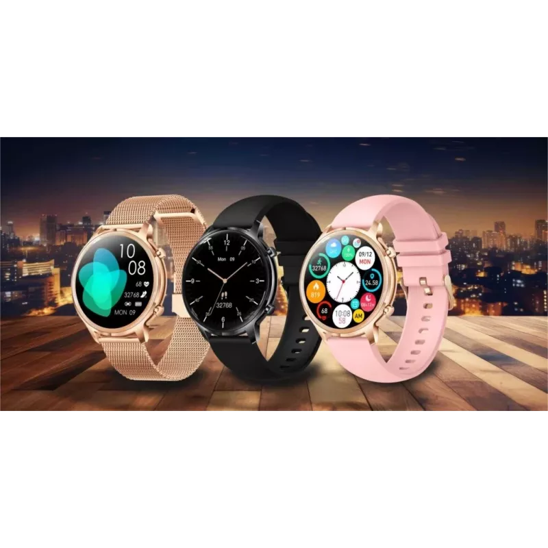 Smartwatch Manta Kelly 3,35 cm ružová