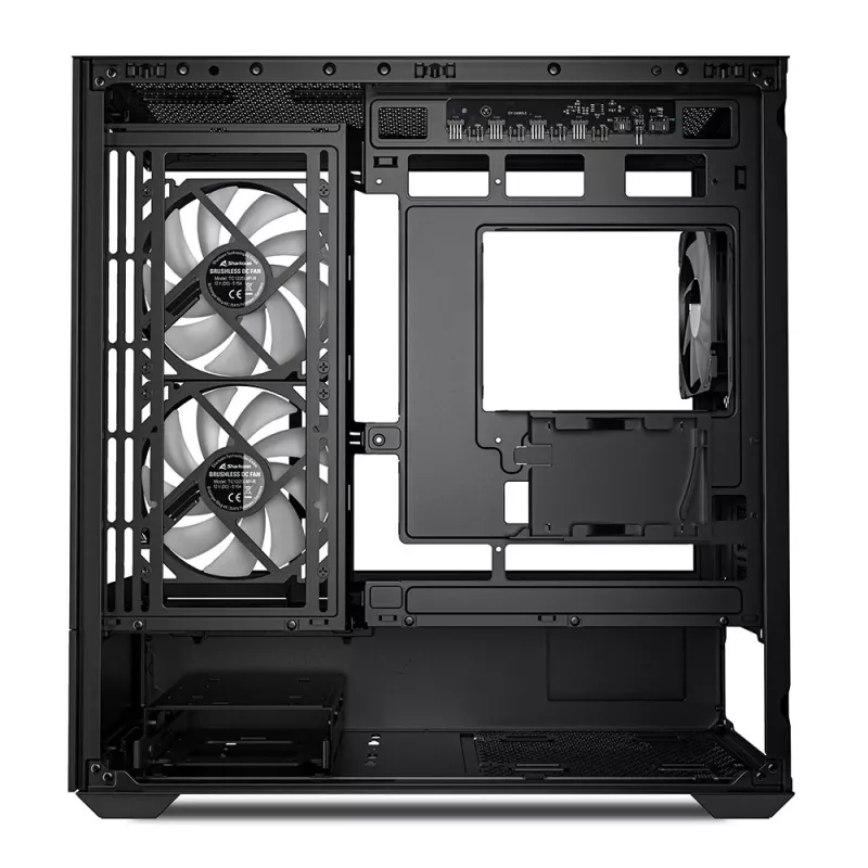 Sharkoon MK6 RGB Micro-ATX počítačová skriňa, čierna, tvrdené sklo