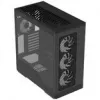 Počítačová skriňa AEROCOOL D520A Midi-Tower ATX Tempered Glass RGB — čierna