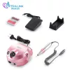 Elektrická nail drill Extralink NAIL DRILL-202 65W ružová – profesionálny manikúrny/pedikúrny nástroj