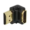 HDMI konektor DeLOCK 65662 90° čierny