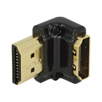 HDMI konektor DeLOCK 65662 90° čierny