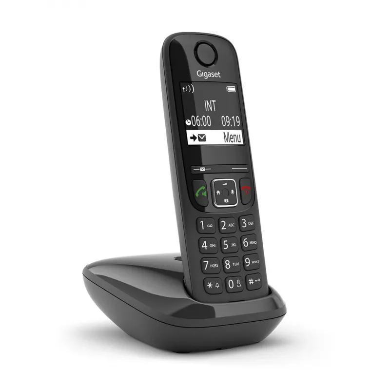 Analógový/DECT telefón Gigaset AS690 identifikácia volajúceho bezdrôtový slúchadlo čierna