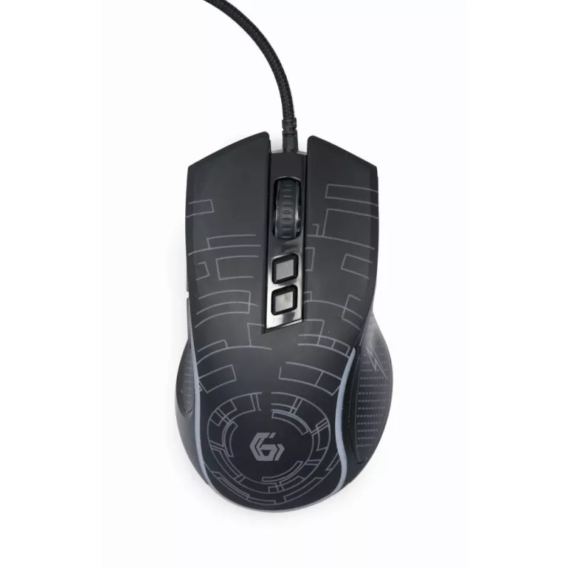Gembird MUSG-RGB-01 myš pre pravákov USB Type-A 3600 DPI