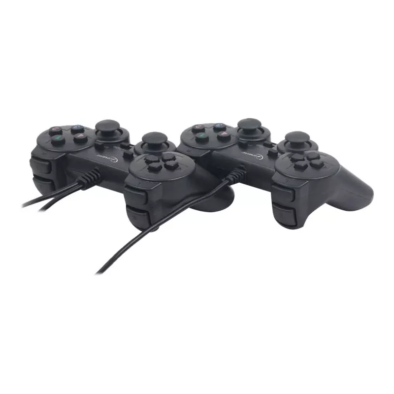 GEMBIRD JPD-UDV2-01 – gamepad – 10 tlačidiel – káblový (balenie 2 ks) – pre PC (JPD-UDV2-01)