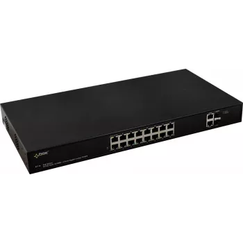 PULSAR SF116 sieťový switch Managed Fast Ethernet (10/100) Power over Ethernet (PoE) 1U čierny