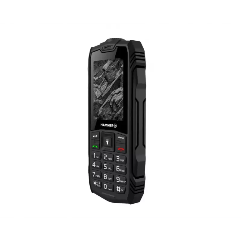 myPhone Hammer Rock odolný mobilný telefón, 2,4 palca, Dual SIM, čierna