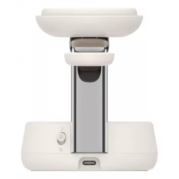 Bezdrôtová USB nabíjačka Belkin Qi2 WIZ040KQSD – 25 W, USB napájanie, 1,5 m kábel, biela, pre smartfón smart hodinky slúchadlá fitness náramky