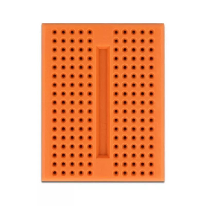 Breadboard DELOCK 18319, plastová prototypovacia doska, oranžová, 36×46×10 mm