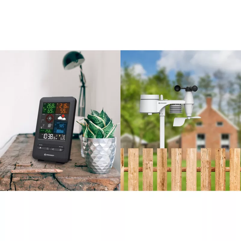 Digitálna meteorologická stanica Bresser Optics 7002525 teplomer interiérový/exteriérový