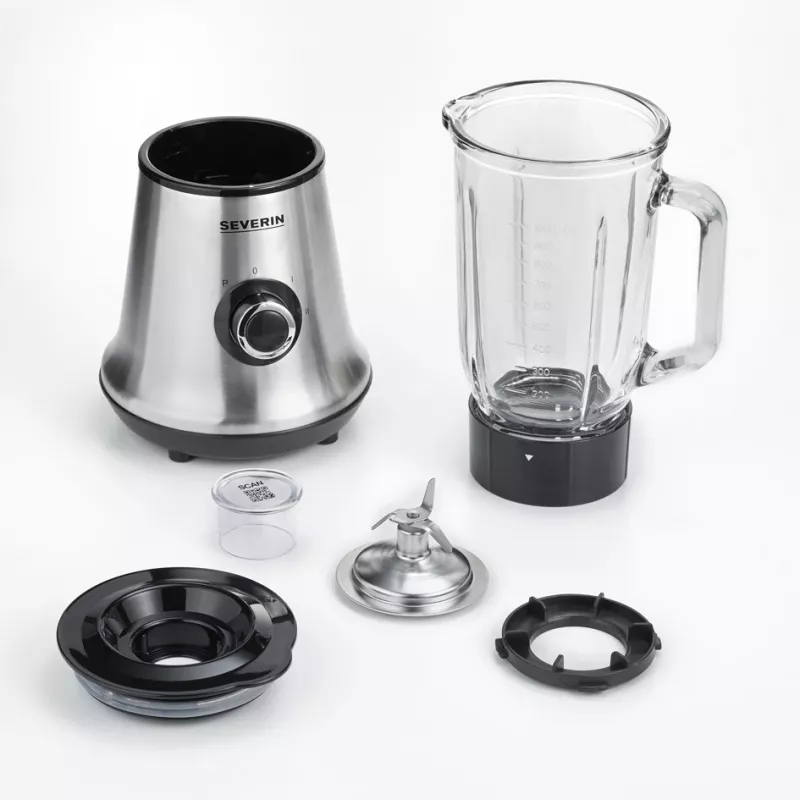 Severin SM 3734 stolový mixér čierny - nerez 1l 500W mixér (SM 3734)