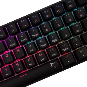 Mechanická herná klávesnica White Shark Shinobi-2 s Red Switches, čierna, US-layout