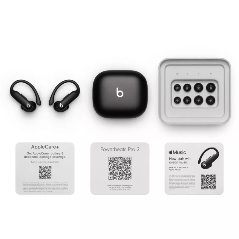 Beats Powerbeats Pro 2 slúchadlá, diamantovo čierna, do uší, bezdrôtové, MX723ZM/A