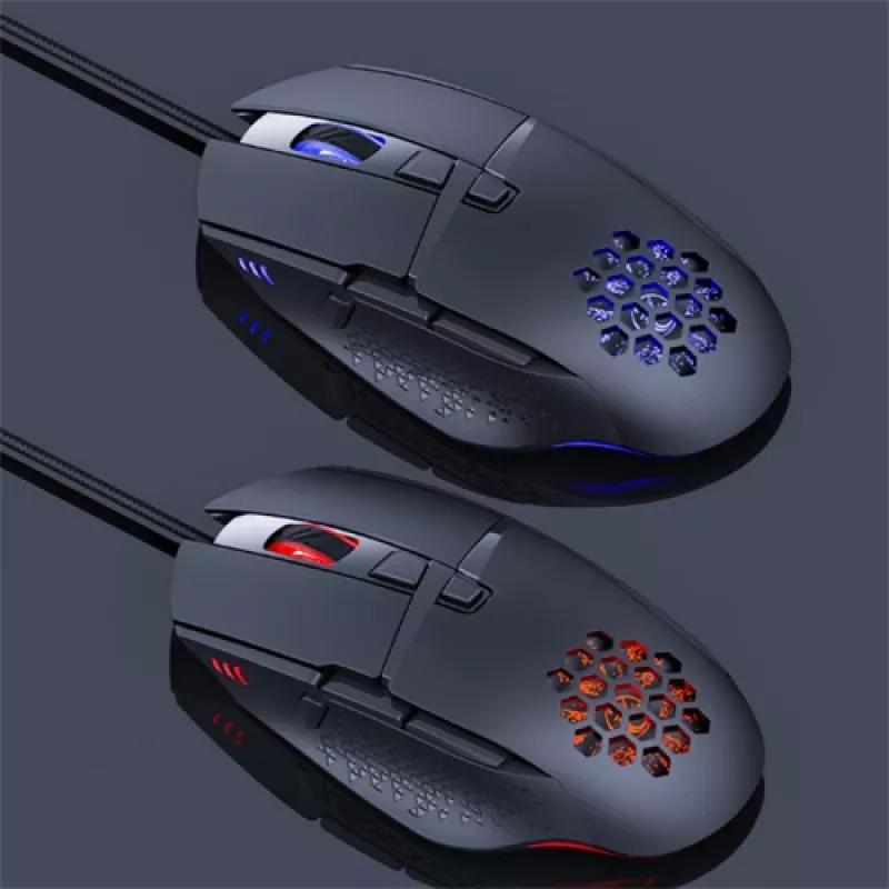 Lumi Legend WM03G-16 káblová myš, USB Type-A, optická, 7200 DPI, Juoda