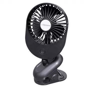 Ventilátor Esperanza EHF103K, kompaktný USB ventilátor, ČIERNY
